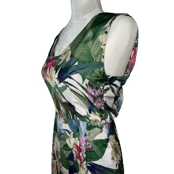 Women’s Chepè Italy Multicolor Floral Jumpsuit Romper Size Medium - Picture 3 of 6